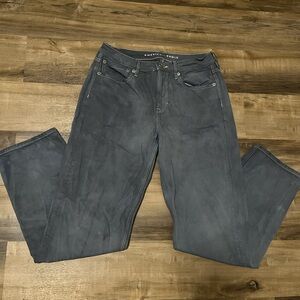 American Eagle Outfitters women’s Charcoal straight leg Jeans